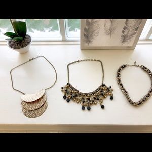 Bundle of necklaces, 3 for 12 or 5 each